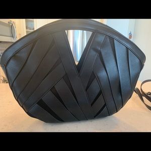 Anthropologie Black Clutch/Crossbody